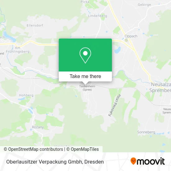 Карта Oberlausitzer Verpackung Gmbh