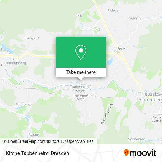 Карта Kirche Taubenheim