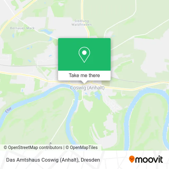 Карта Das Amtshaus Coswig (Anhalt)