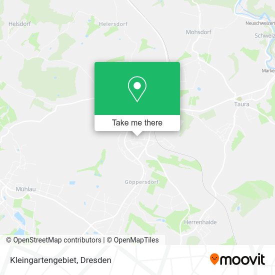 Карта Kleingartengebiet