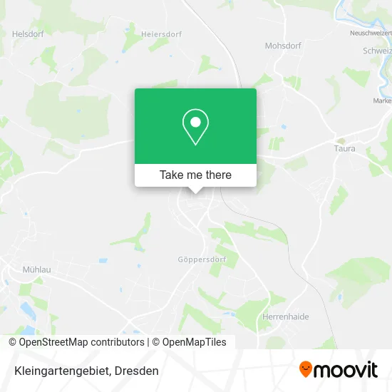 Карта Kleingartengebiet