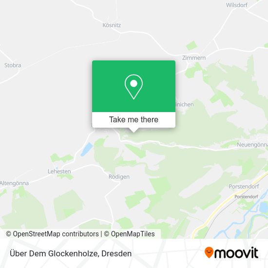 Карта Über Dem Glockenholze
