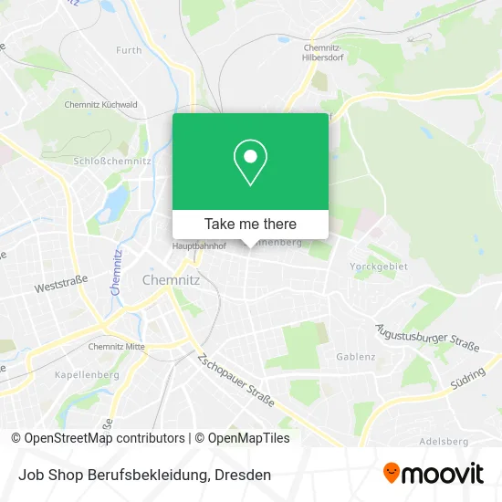 Карта Job Shop Berufsbekleidung