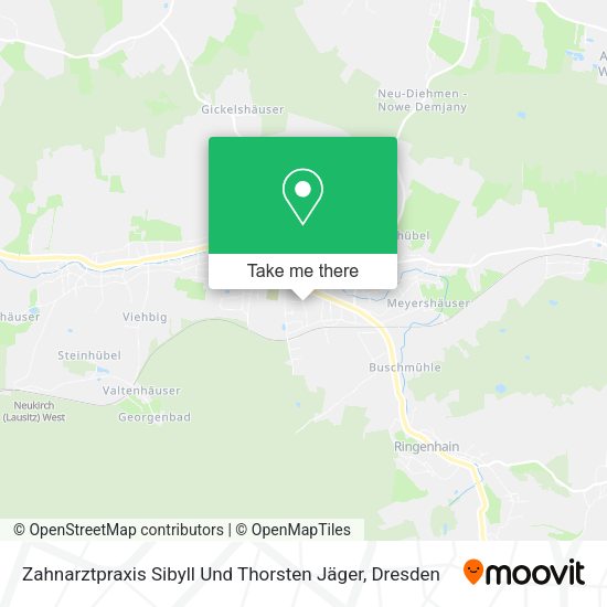 Карта Zahnarztpraxis Sibyll Und Thorsten Jäger