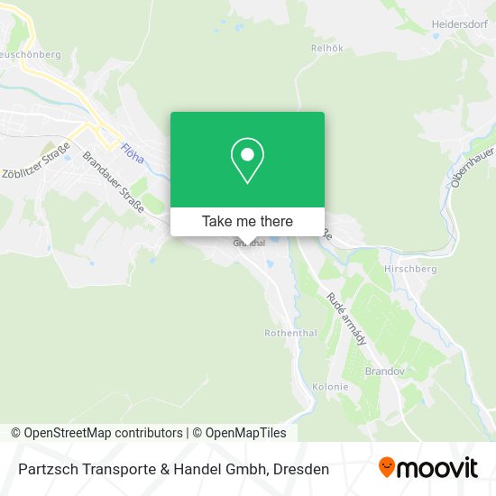 Карта Partzsch Transporte & Handel Gmbh