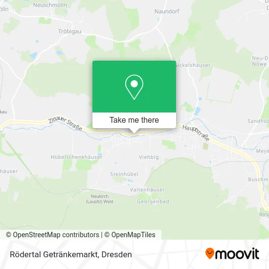 Карта Rödertal Getränkemarkt