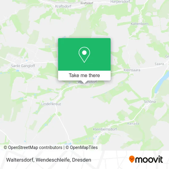 Карта Waltersdorf, Wendeschleife