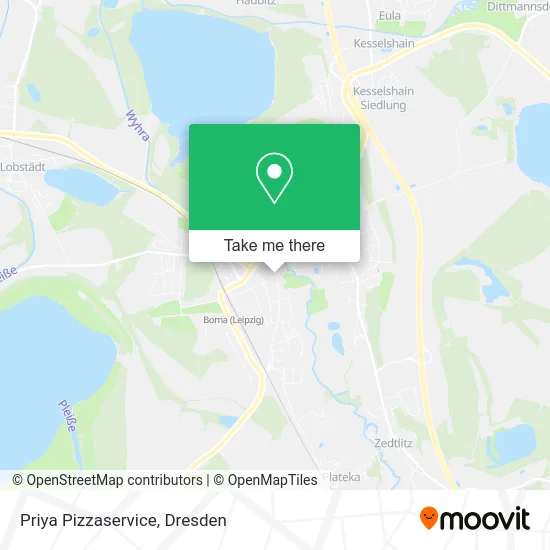 Карта Priya Pizzaservice