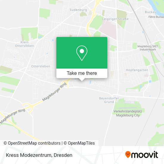 Карта Kress Modezentrum