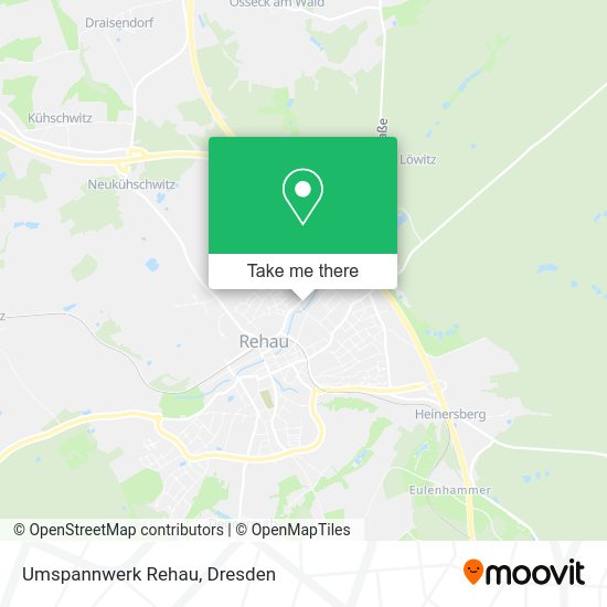 Карта Umspannwerk Rehau