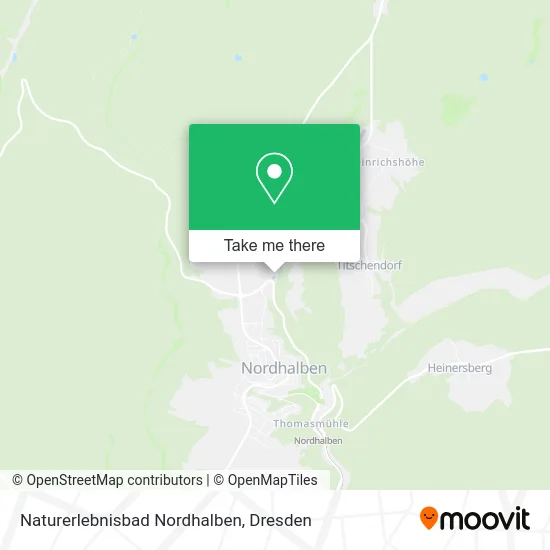 Карта Naturerlebnisbad Nordhalben