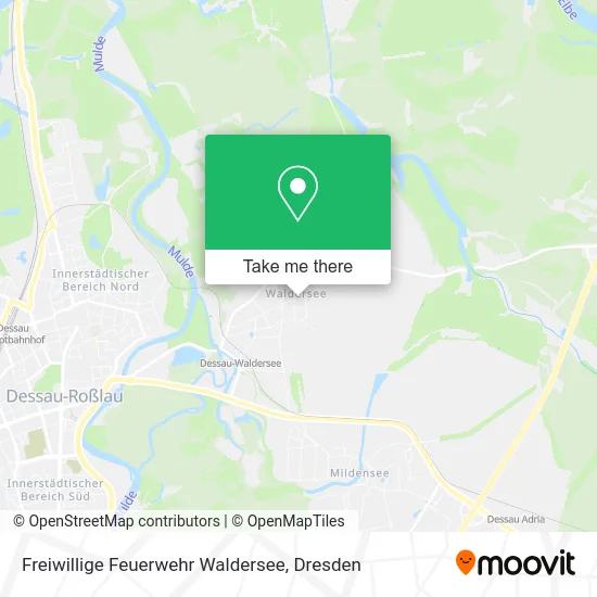 Карта Freiwillige Feuerwehr Waldersee