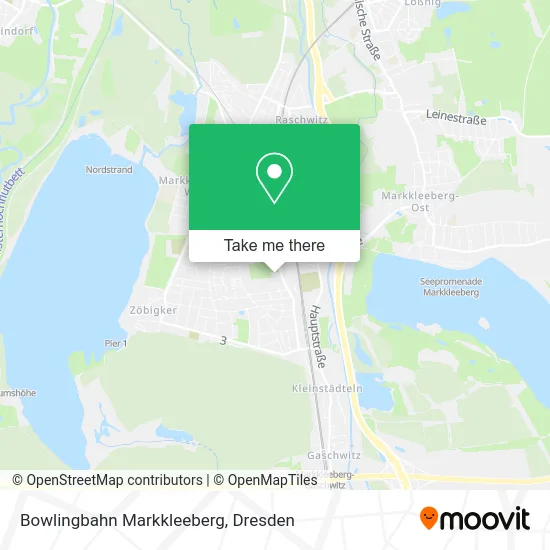 Карта Bowlingbahn Markkleeberg