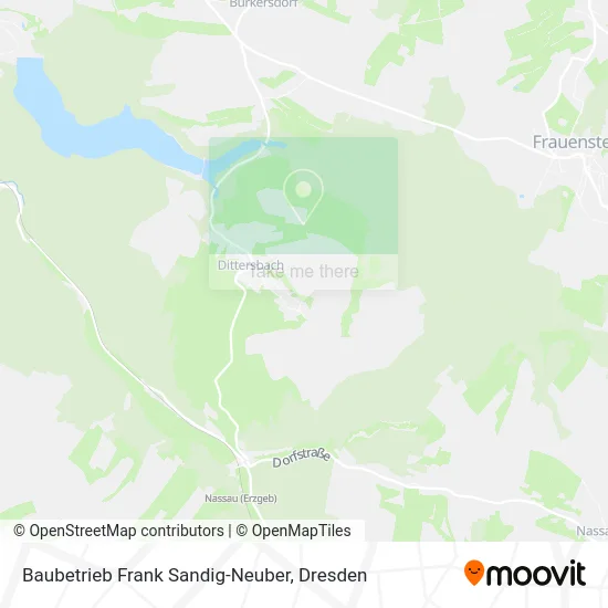 Карта Baubetrieb Frank Sandig-Neuber