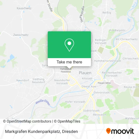 Карта Markgrafen Kundenparkplatz