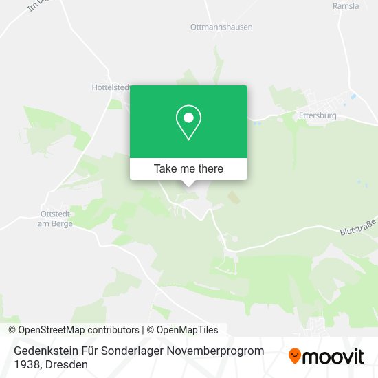 Карта Gedenkstein Für Sonderlager Novemberprogrom 1938