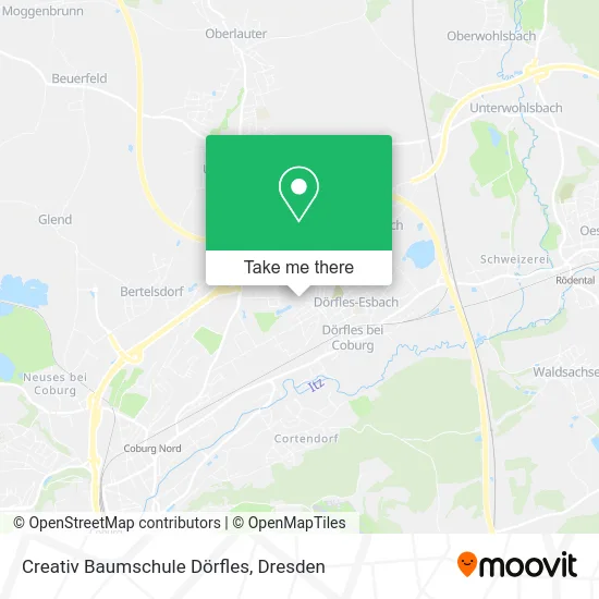Карта Creativ Baumschule Dörfles