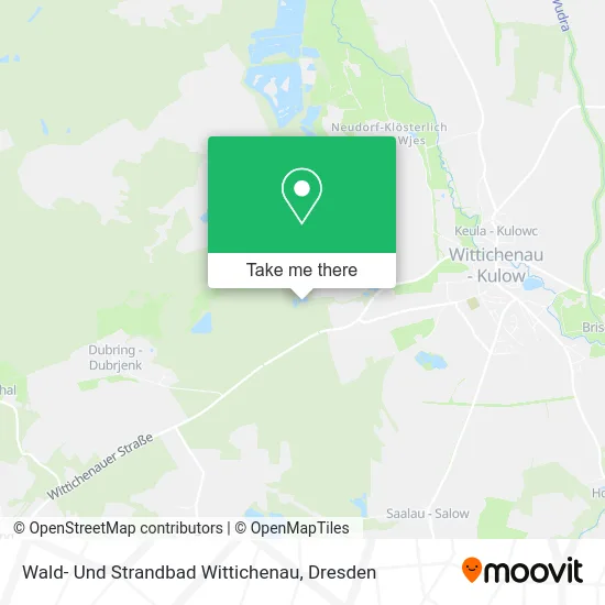 Карта Wald- Und Strandbad Wittichenau