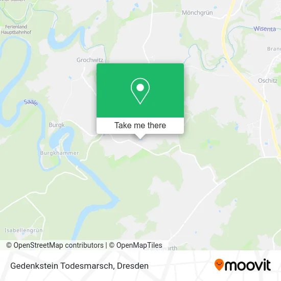Карта Gedenkstein Todesmarsch