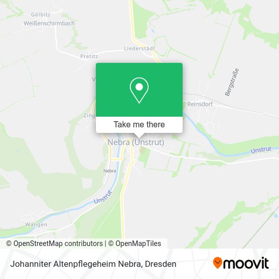 Карта Johanniter Altenpflegeheim Nebra
