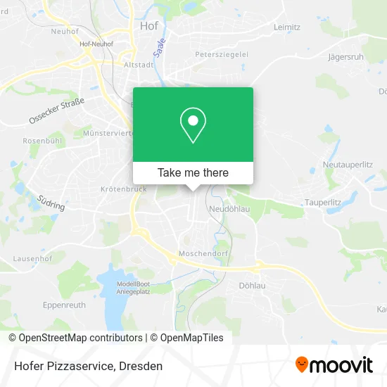 Карта Hofer Pizzaservice