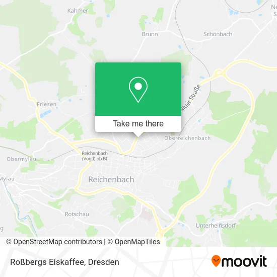 Карта Roßbergs Eiskaffee