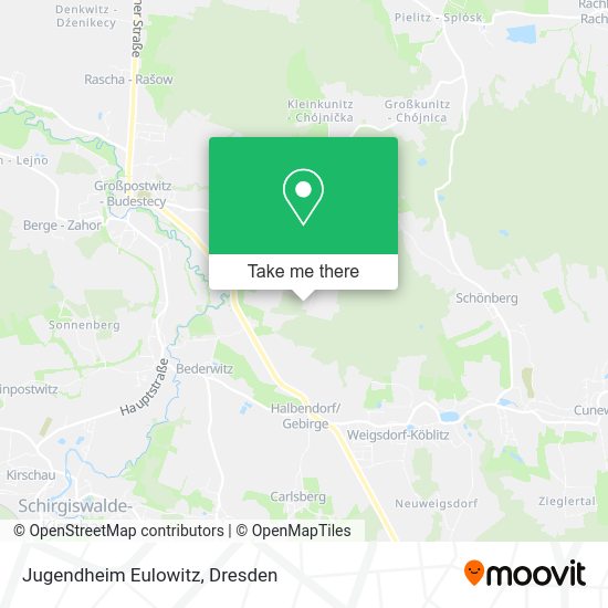 Карта Jugendheim Eulowitz