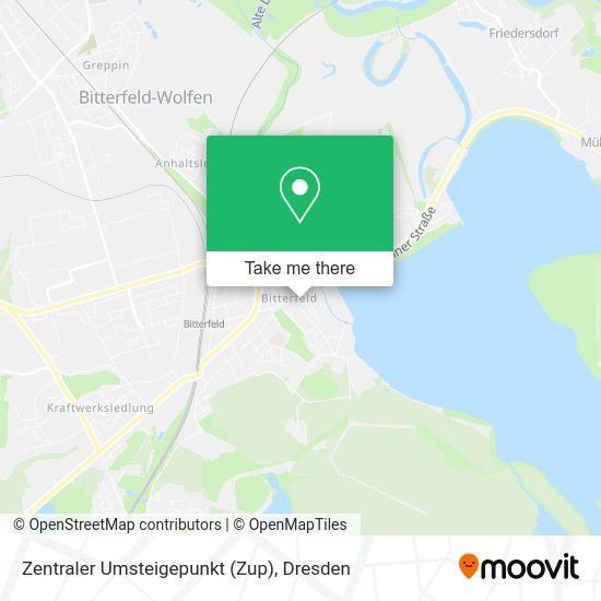 Карта Zentraler Umsteigepunkt (Zup)
