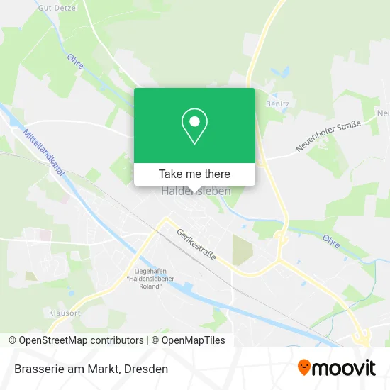 Карта Brasserie am Markt