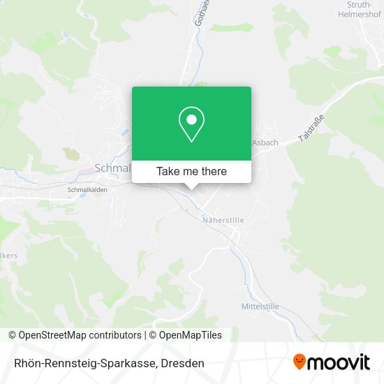 Карта Rhön-Rennsteig-Sparkasse