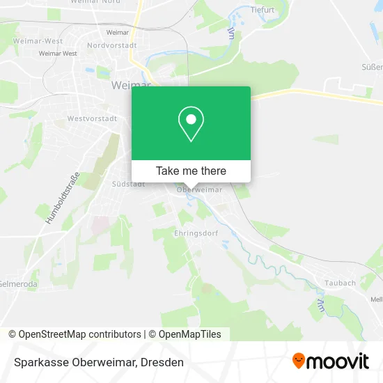 Sparkasse Oberweimar map