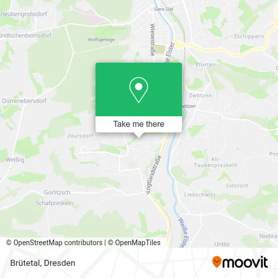 Карта Brütetal