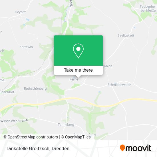 Карта Tankstelle Groitzsch