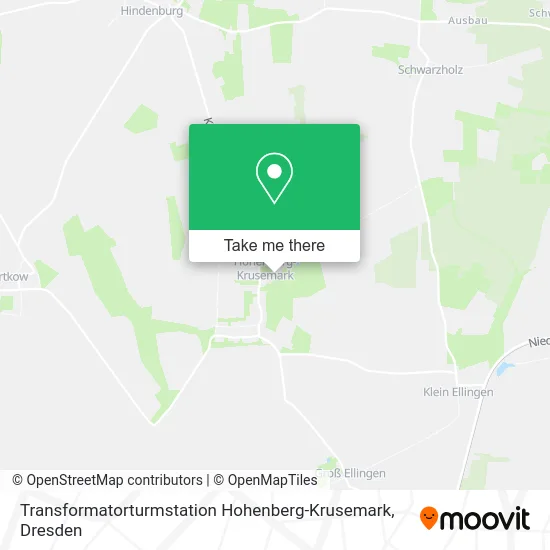Карта Transformatorturmstation Hohenberg-Krusemark