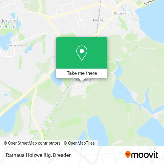 Rathaus Holzweißig map