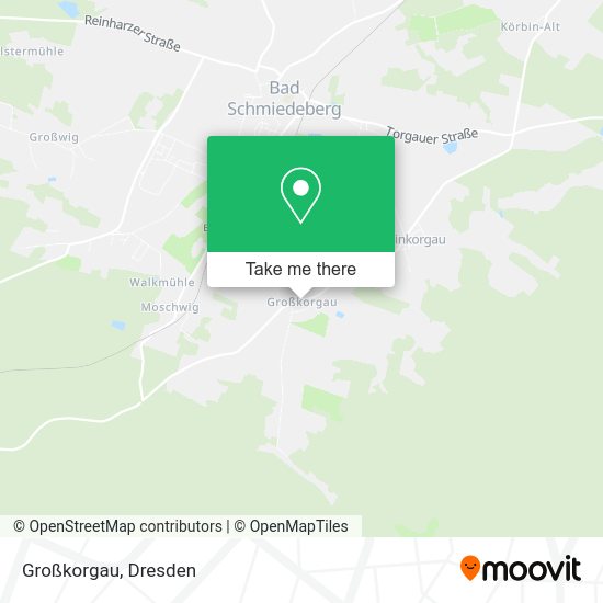 Карта Großkorgau