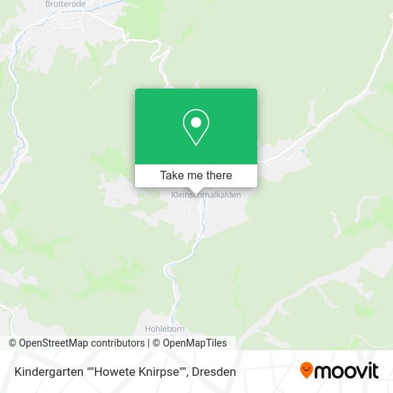 Карта Kindergarten ""Howete Knirpse""