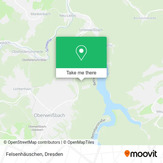 Карта Felsenhäuschen