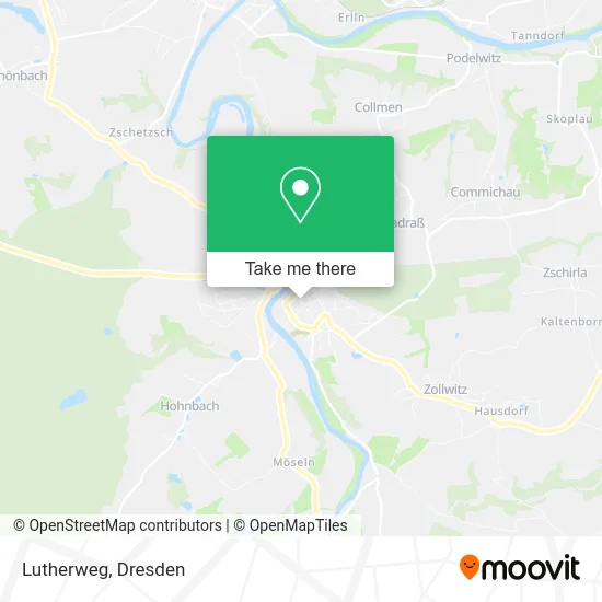 Карта Lutherweg