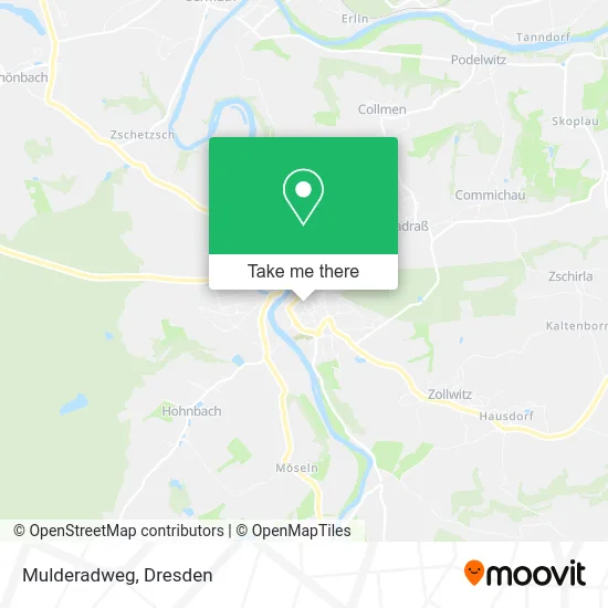 Карта Mulderadweg