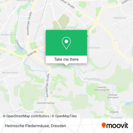 Карта Heimische Fledermäuse