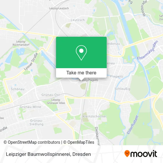Карта Leipziger Baumwollspinnerei