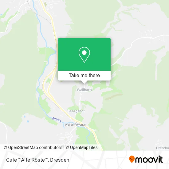 Карта Cafe ""Alte Röste""
