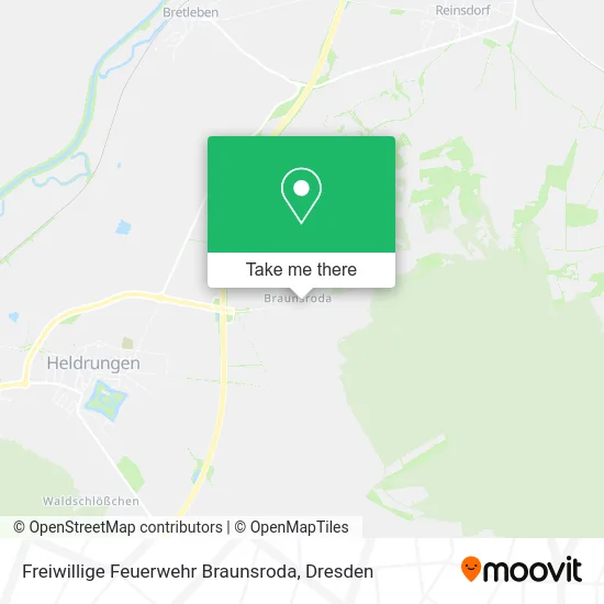 Карта Freiwillige Feuerwehr Braunsroda