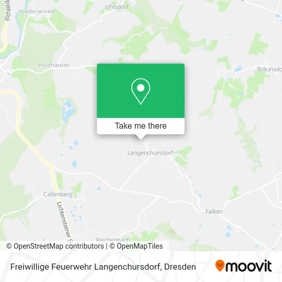 Карта Freiwillige Feuerwehr Langenchursdorf