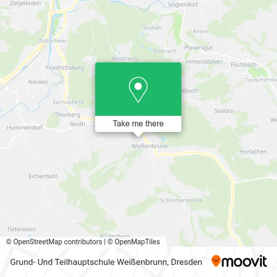 Карта Grund- Und Teilhauptschule Weißenbrunn