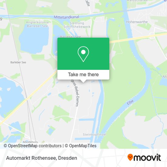 Карта Automarkt Rothensee
