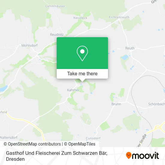 Карта Gasthof Und Fleischerei Zum Schwarzen Bär