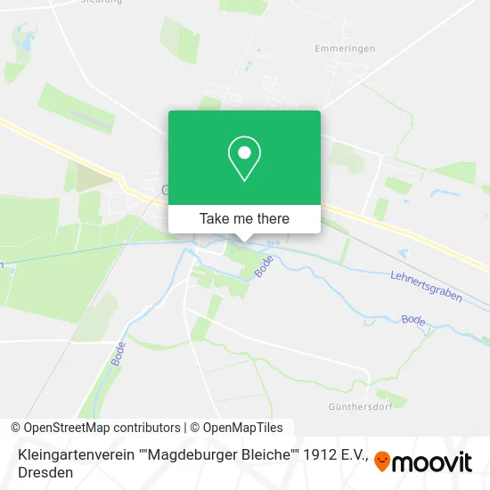 Карта Kleingartenverein ""Magdeburger Bleiche"" 1912 E.V.