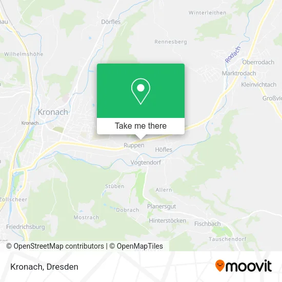 Карта Kronach